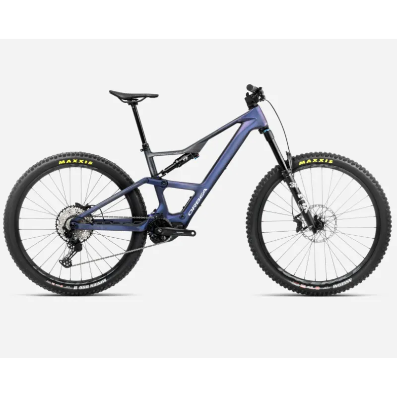 Bicicleta ORBEA RISE LT M20 630W L Tanzanite Carbon View - Carbon Raw Ofertă de sezon